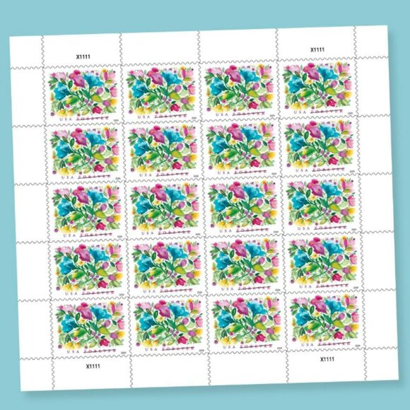 Celebration Blooms 2024 (Sheet of 1000) First-Class Mail Forever Postage Stamps - Picture 1 of 6